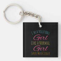 Ich bin ein Volleyballmädchen wie ein normales Mäd