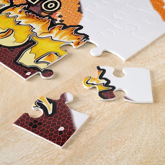 Ich bin ein Vulkan, der bereit ist auszubrechen Puzzle (Seite)