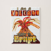 Ich bin ein Vulkan, der bereit ist auszubrechen Puzzle (Vertikal)