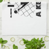 Ich bin ein Wächter - Fußball-Torhüterentwürfe Handtuch (Gefaltet)