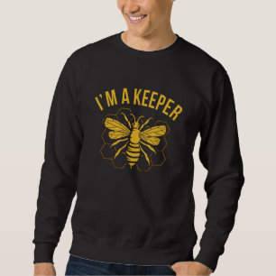 Ich bin ein wahrer Bienenzüchter-Fun-Pun Sweatshirt