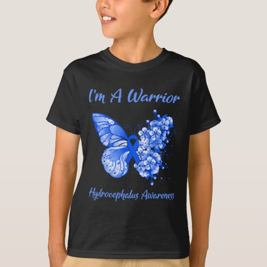 Ich bin ein Warrior-Hydrocephalus-Bewusstsein T-Shirt (Vorderseite)