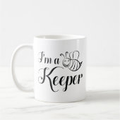 Ich bin ein Wärter Kaffeetasse (Links)