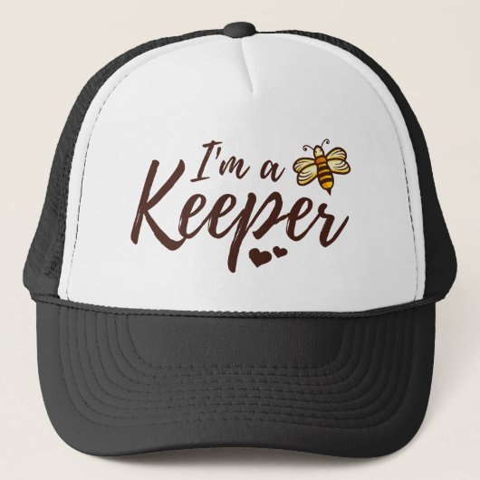 Ich bin ein Wärter Truckerkappe (Vorderseite)