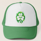 Ich bin ein Wee Bit Irish Fun St. Patricks Day Quo Truckerkappe (Vorderseite)