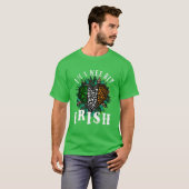 Ich bin ein Wee Bit Irish, Funny Saint Patricks Le T-Shirt (Vorne ganz)