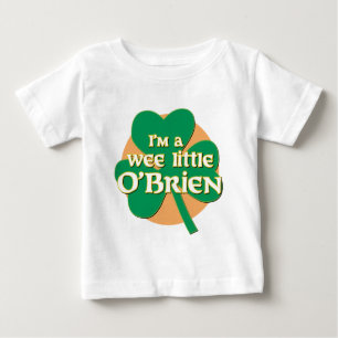 Ich bin ein Wee Little O'Brien Long Sleeve Säuglin Baby T-shirt