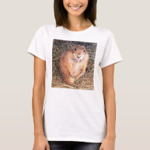 Ich bin ein weibliches T-Shirt, das für die Gopher