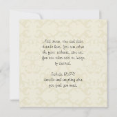 Ich bin ein Weihnachtsgeschenk Set, Duschzubehör Einladung (Rückseite)