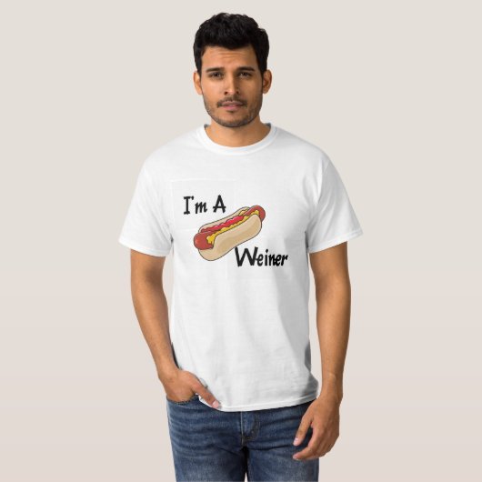 Ich bin ein Weiner T - Shirt (Vorne ganz)