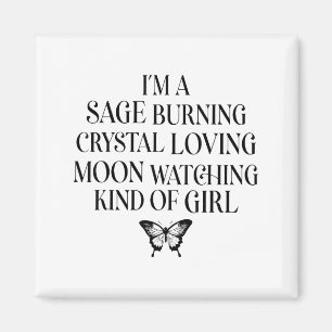 Ich bin ein Weiser, der Kristall liebend Mond beob Magnet