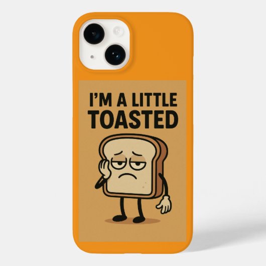 Ich bin ein wenig toasted Case-Mate iPhone hülle (Rückseite)