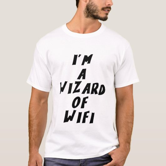 Ich bin ein WiFi-Zauberer T-Shirt (Vorderseite)