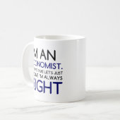 ICH BIN EIN WIRTSCHAFTSTEIN KAFFEETASSE (Vorderseite Links)