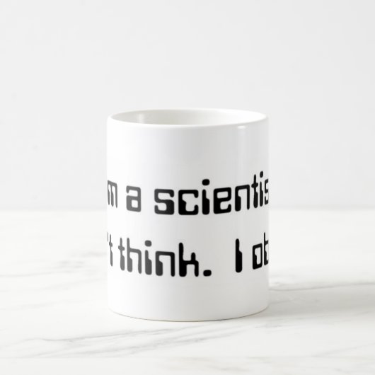 Ich bin ein Wissenschaftler. Tasse (Mittel)