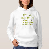 ICH BIN EIN WITCH! HOODIE (Vorderseite)