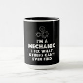 Ich bin ein witziges Mechaniker Tasse (Zentrum)