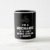 Ich bin ein witziges Mechaniker Tasse (Zentrum)