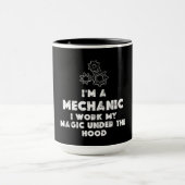 Ich bin ein witziges Mechaniker Tasse (Zentrum)