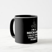 Ich bin ein witziges Mechaniker Tasse (Vorderseite Links)