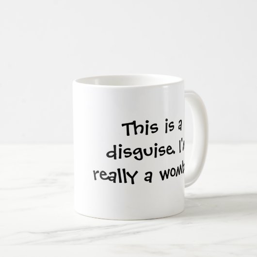 Ich bin ein wombat kaffeetasse (VorderseiteRechts)