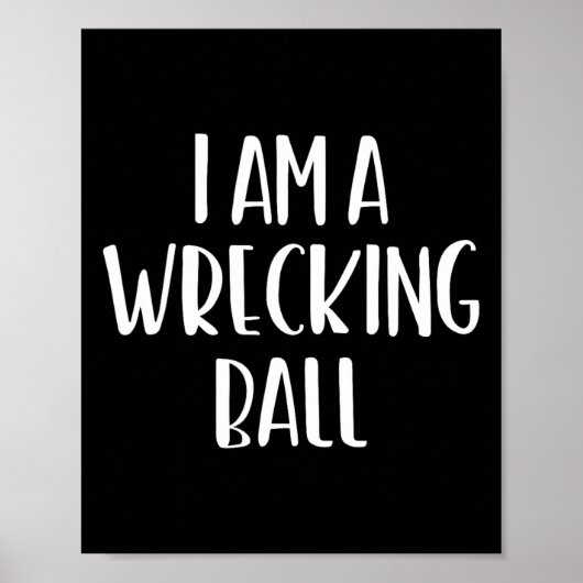 Ich bin ein Wracking Ll Halloween Ich bin einfach  Poster (Vorne)