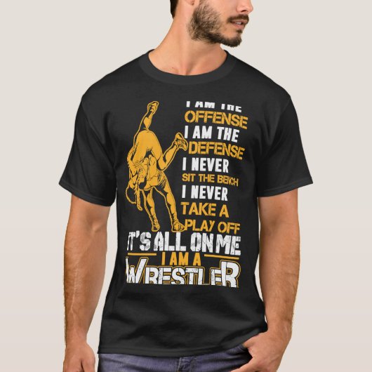 Ich bin ein Wrestler-Wrestling, Niedlich für den W T-Shirt (Vorderseite)