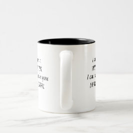 Ich bin ein WRITER, den ich zu IMMORTAL machen kan Zweifarbige Tasse