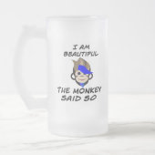 Ich bin ein wunderschöner Affe, sagte Tasse (Links)