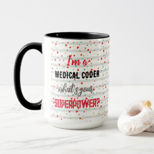 Ich bin ein Your Title Here, was ist dein Superpow Tasse