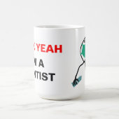 Ich bin ein Zahnarzt Kaffeetasse (Mittel)