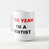 Ich bin ein Zahnarzt Kaffeetasse (Vorderseite Links)