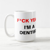 Ich bin ein Zahnarzt Kaffeetasse (Links)