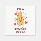 Ich bin ein zender Lover Serviette (Vorderseite)