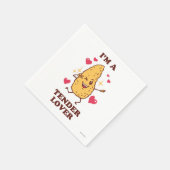 Ich bin ein zender Lover Serviette (Ecke)
