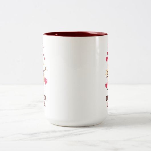 Ich bin ein zender Lover Zweifarbige Tasse (Mittel)