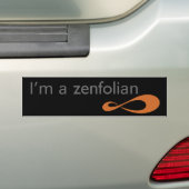 Ich bin ein Zenfolian Autoaufkleber (Auf Auto)