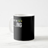 Ich bin ein zertifizierter Tit Puller Funny Dairy  Kaffeetasse (Vorderseite Links)