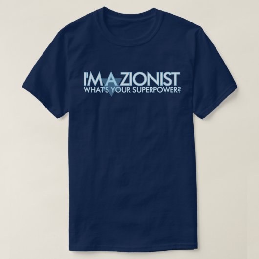 ICH BIN EIN ZIONIST T-Shirt (Design vorne)