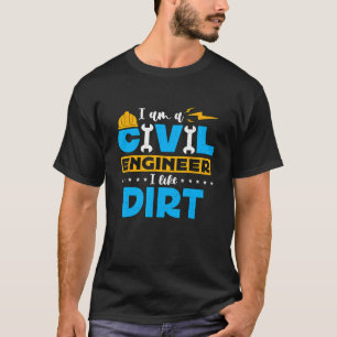 Ich bin ein Ziviler Ingenieur, der Brückeningenieu T-Shirt