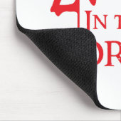 Ich bin ein ZOMBIE morgens Mousepad (Ecke)