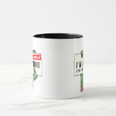 Ich bin ein Zombie vor meinem Kaffeehaus Tasse (Zentrum)