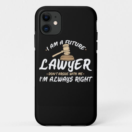 Ich bin ein zukünftiger Anwalt Case-Mate iPhone Hülle (Rückseite)