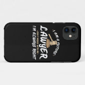 Ich bin ein zukünftiger Anwalt Case-Mate iPhone Hülle (Rückseite (Horizontal))