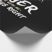 Ich bin ein zukünftiger Anwalt Geschenkpapier (Ecke)