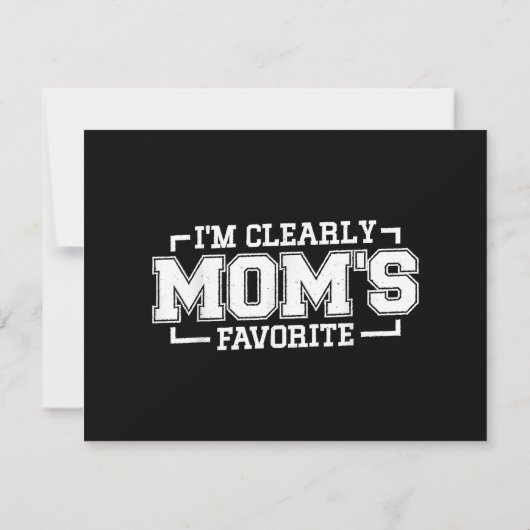 Ich bin eindeutig das Lieblings-, Lieblings- und K (Rückseite)