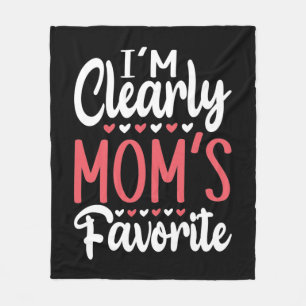 Ich bin eindeutig der Favorit der Mama Fleecedecke