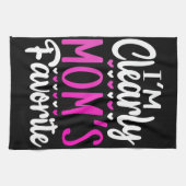 Ich bin eindeutig der Favorit der Mama Geschirrtuch (Horizontal)