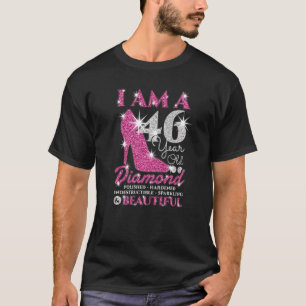 Ich bin eine 46-jährige Diamantenfrau am 46. Gebur T-Shirt