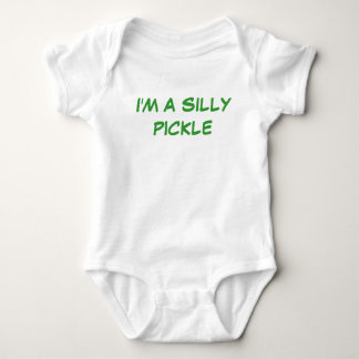 Ich bin EINE ALBERNE ESSIGGURKE Baby Strampler